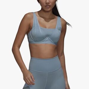 Adidas Women's Tlrd Impact Luxe Training High Support Bra Magic Gray 44E NWT